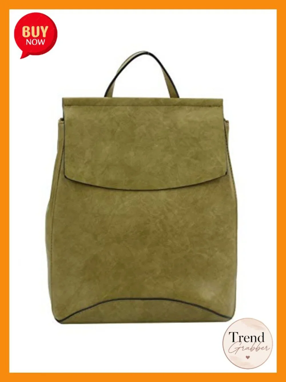 Vegan Leather Convertible Backpack Handbag 3-in-1 Top Handle Shoulder Travel